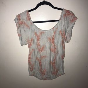 off the shoulder top